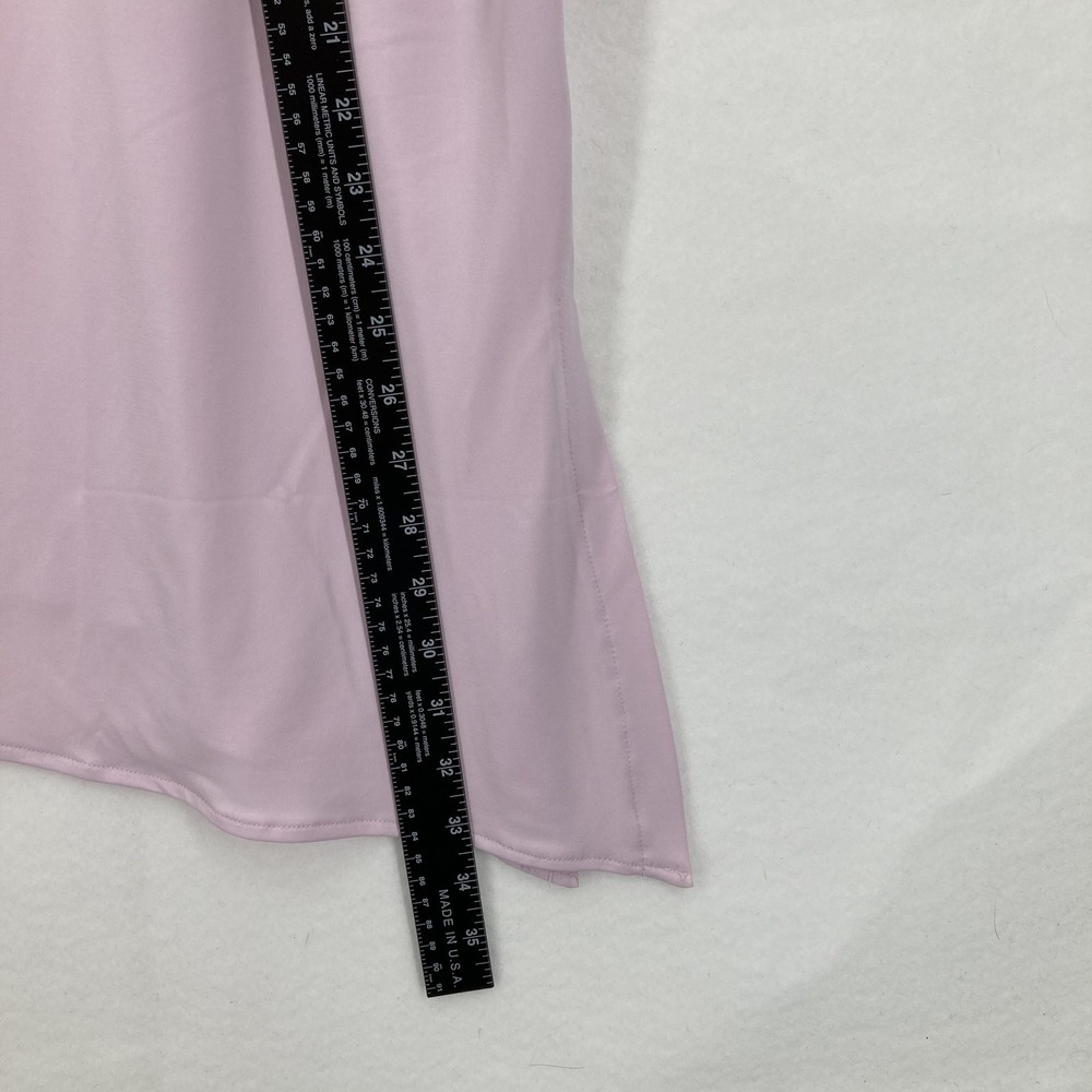 Alfani Shirt Womens 2XL Lavender Rain Lilac Cold Shoulder Stretch Asymmetrical - Picture 10 of 15
